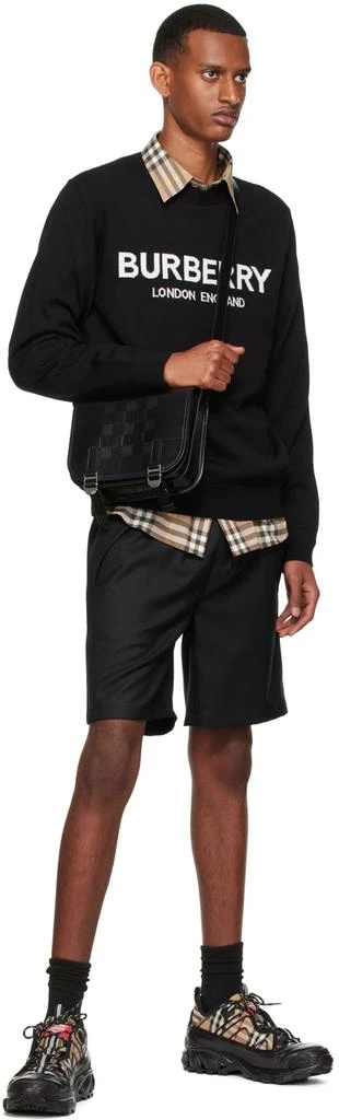 商品Burberry|黑色 & 驼色 Arthur 运动鞋,价格¥6678,第5张图片详细描述