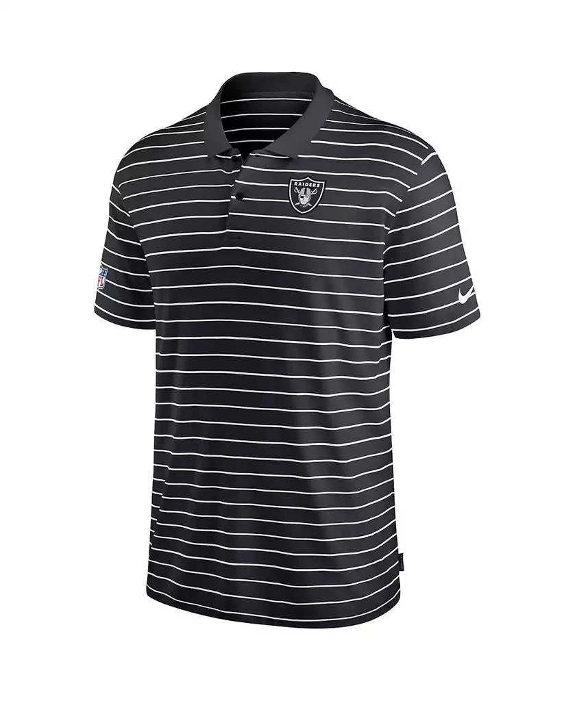 商品NIKE|Men's Black Las Vegas Raiders Sideline Lock Up Victory Performance Polo Shirt,价格¥397,第3张图片详细描述