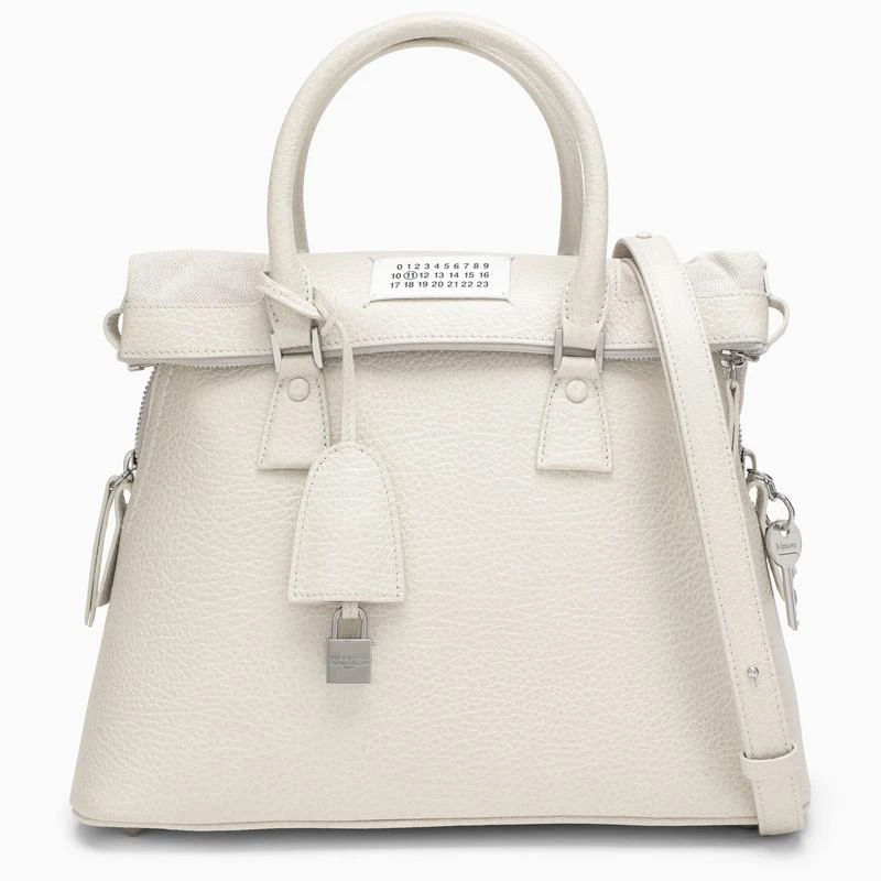 商品MAISON MARGIELA|5AC medium greyge leather bag,价格¥16888,第1张图片