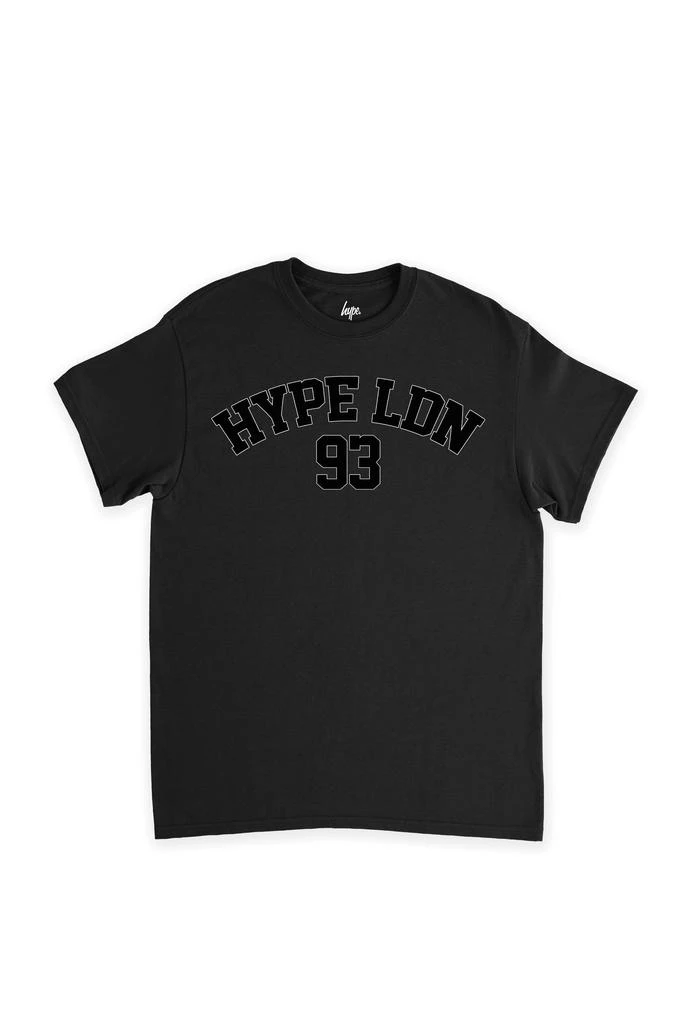 商品HYPE KIDS|HYPE KIDS BLACK 93 COLLEGE LOGO T-SHIRT,价格¥186,第1张图片