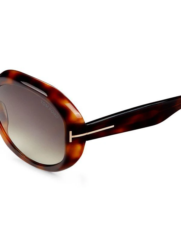 商品Tom Ford|62MM Butterfly Sunglasses,价格¥1433,第3张图片详细描述