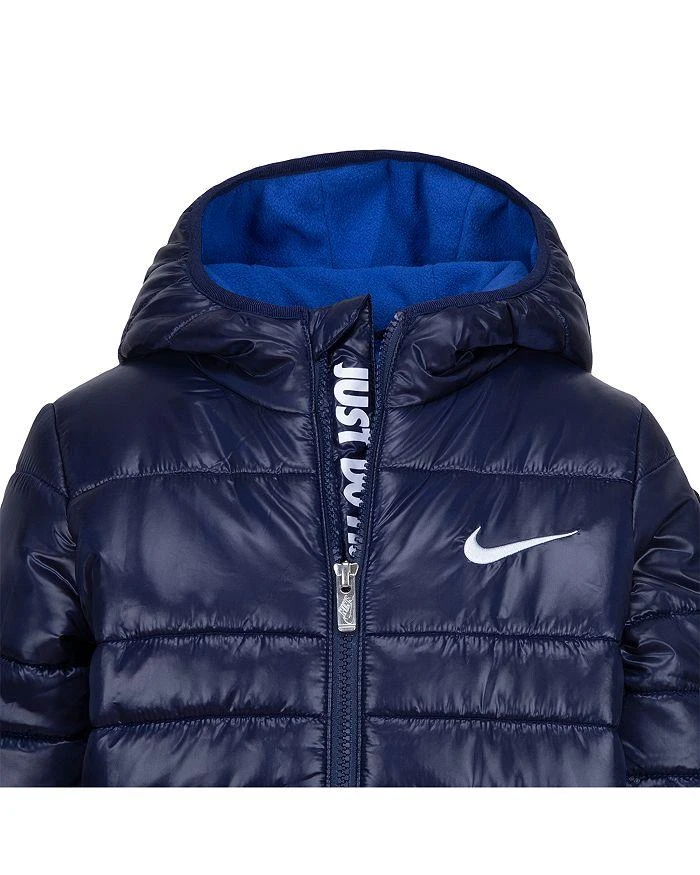 商品NIKE|Boys' Hooded Puffer Jacket - Little Kid,价格¥559,第3张图片详细描述