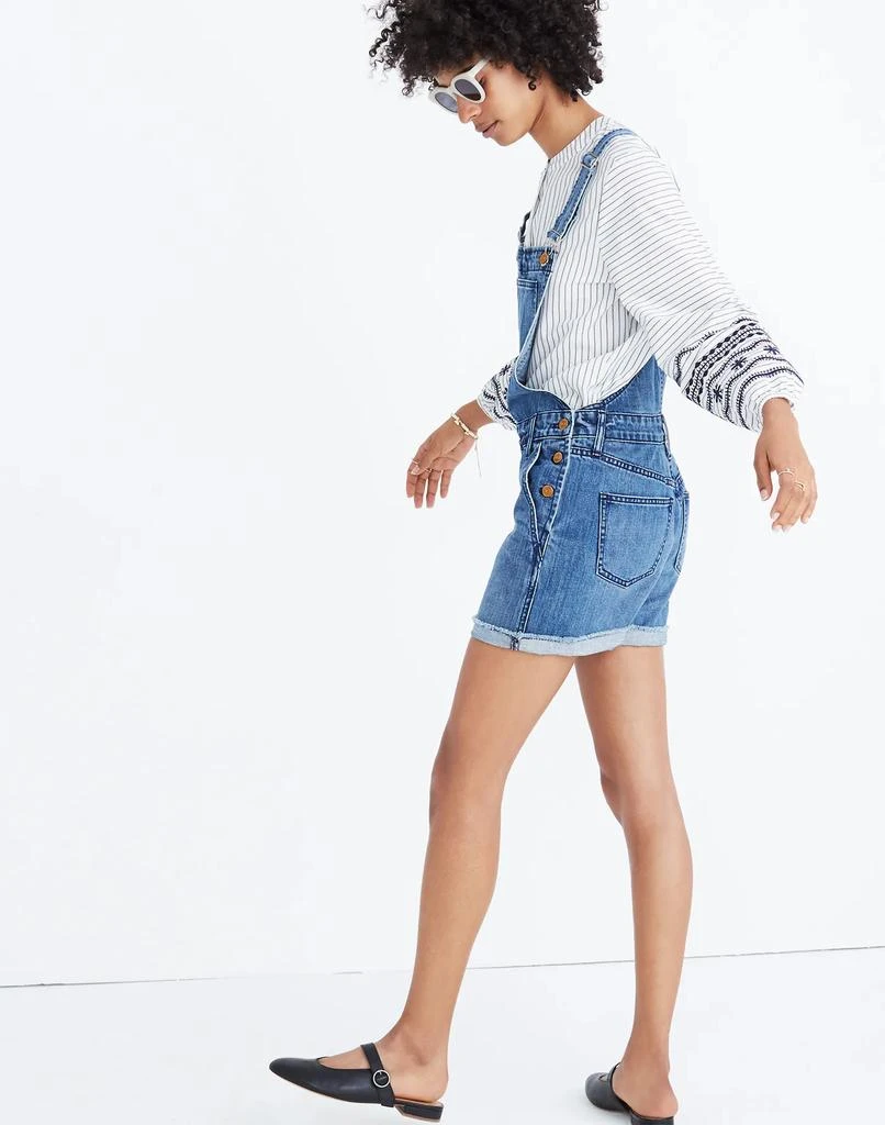 商品Madewell|Adirondack Short Overalls in Dawkins Wash,价格¥515,第2张图片详细描述