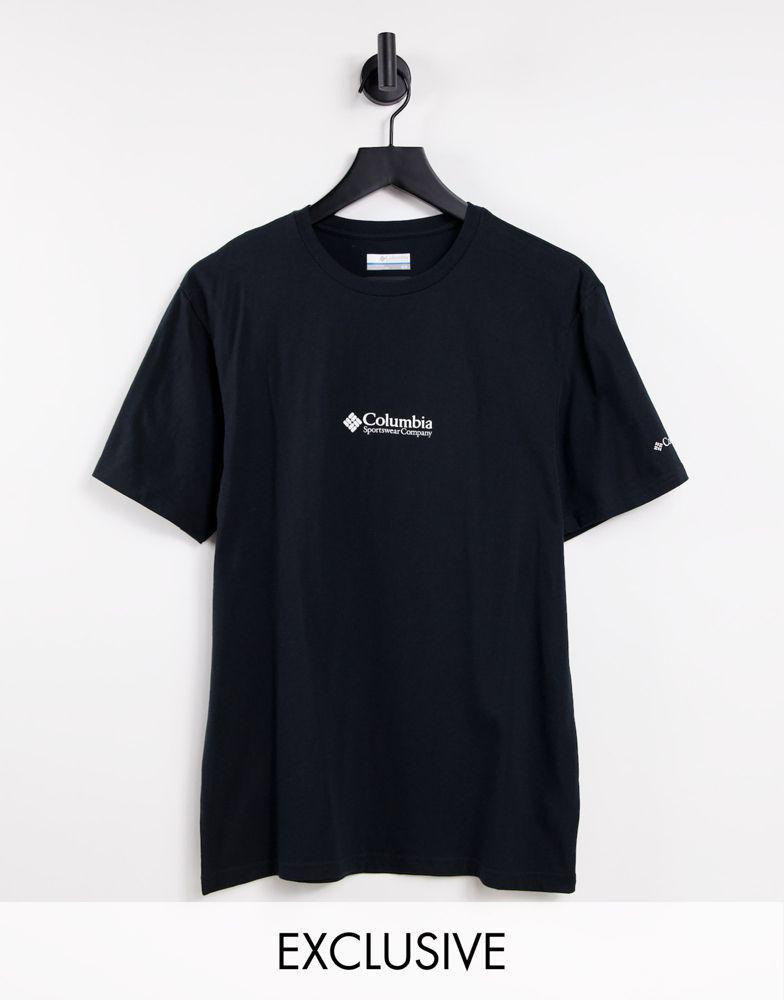 商品Columbia|Columbia CSC Basic Logo t-shirt in black Exclusive at ASOS,价格¥119,第1张图片