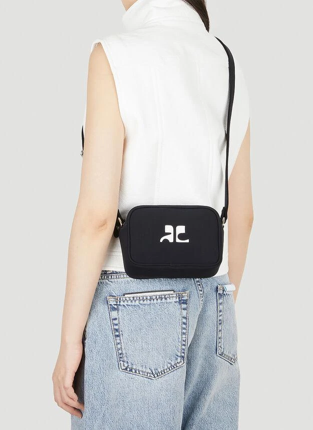 商品Courrèges|Camera Shoulder Bag in Black,价格¥5188,第2张图片详细描述