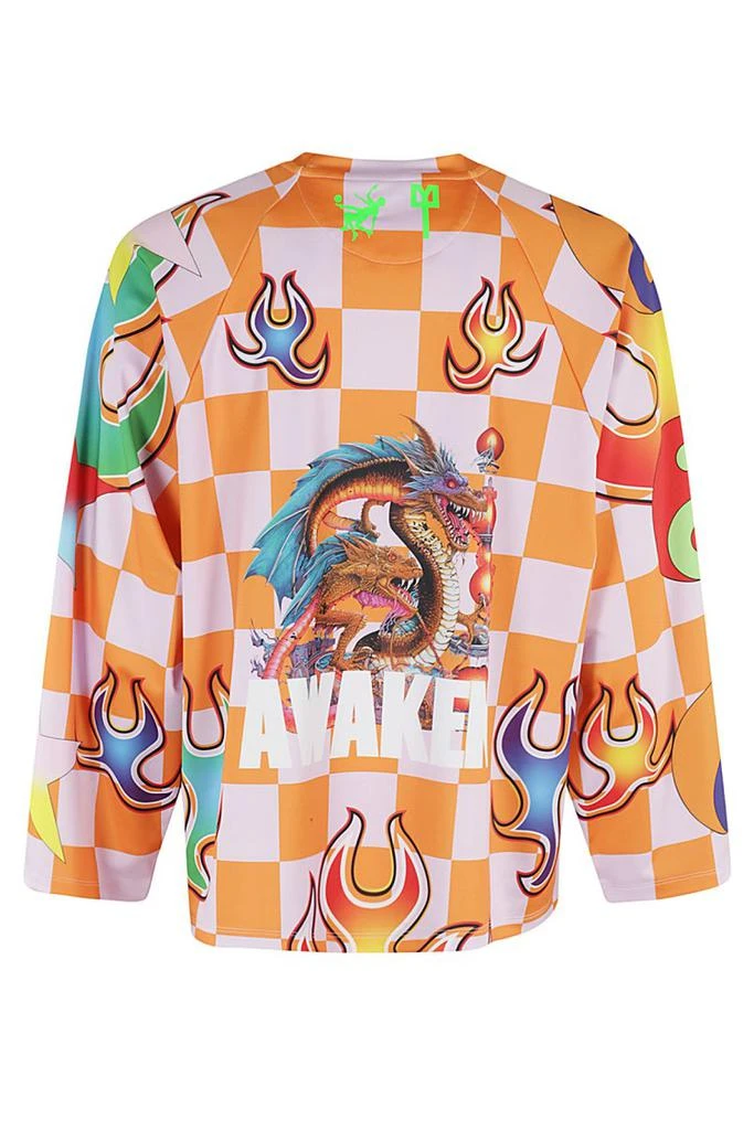 商品Liberal Youth Ministry|Lym Football Jersey With All-Over Fuego Print,价格¥1538,第2张图片详细描述