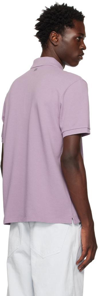 商品AMI|Purple Ami de Cœur Polo,价格¥769,第5张图片详细描述