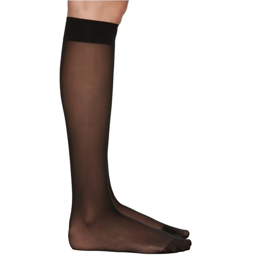 商品Wolford|Wolford Ladies Nude 8 Sheer Knee-high Stockings In Black, Size Medium,价格¥52,第2张图片详细描述