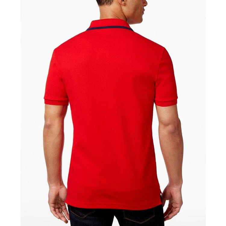 商品Lacoste|Men's Slim Fit Polo With Zip Pocket, Made in France,价格¥428,第3张图片详细描述