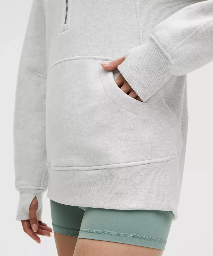 Scuba Oversized Funnel-Neck Half Zip *Long 商品
