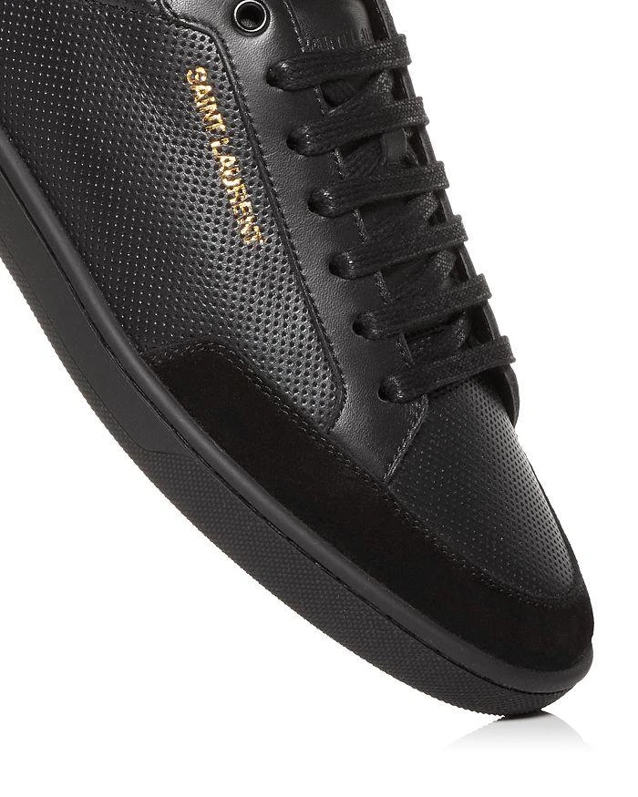 商品Yves Saint Laurent|Men's SL/10 Perforated Low Top Sneakers,价格¥5635,第3张图片详细描述