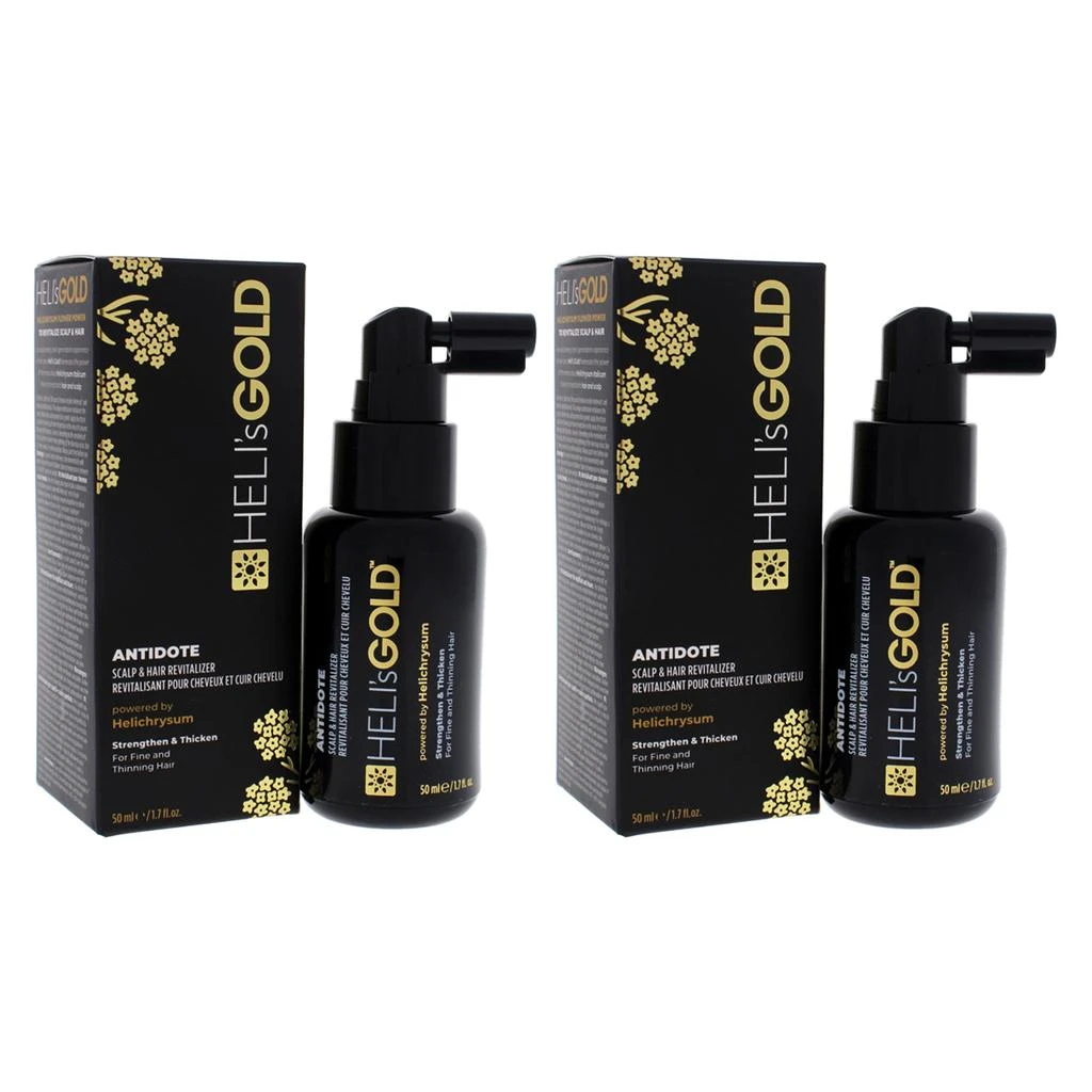 商品Helis Gold|Antidote Scalp and Hair Revitalizer by Helis Gold for Unisex - 1.7 oz Treatment - Pack of 2,价格¥556,第2张图片详细描述