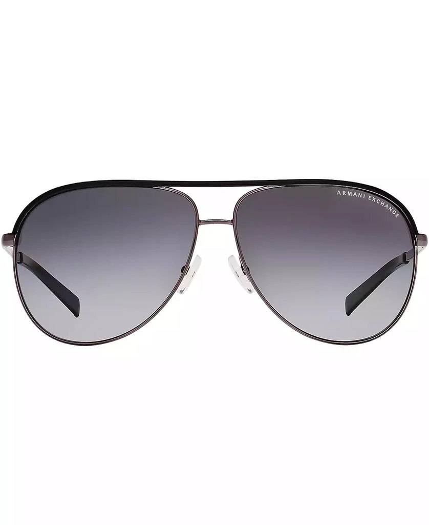 商品Armani Exchange|AX Armani Exchange Polarized Sunglasses , AX AX2002P,价格¥872,第2张图片详细描述