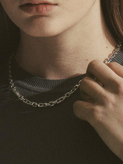 商品hyeres-lor|H Chain Necklace White_HL6N23517W9400,价格¥2443,第4张图片详细描述