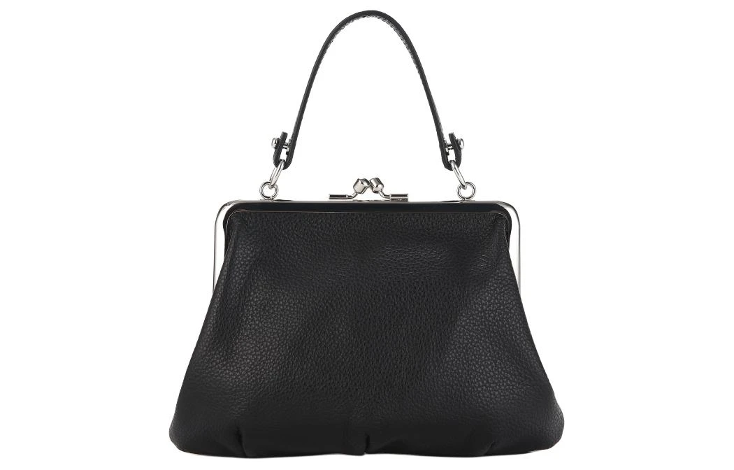 商品[国内直发] Vivienne Westwood|西太后 logo标牌银色五金配件链式肩带 牛皮 手提单肩包 男女同款情侣款 黑色,价格¥2289,第4张图片详细描述