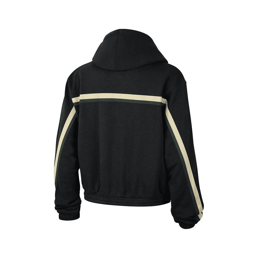 商品Jordan|Women's Brand Black Milwaukee Bucks Courtside Statement Edition Pullover Hoodie,价格¥579,第2张图片详细描述