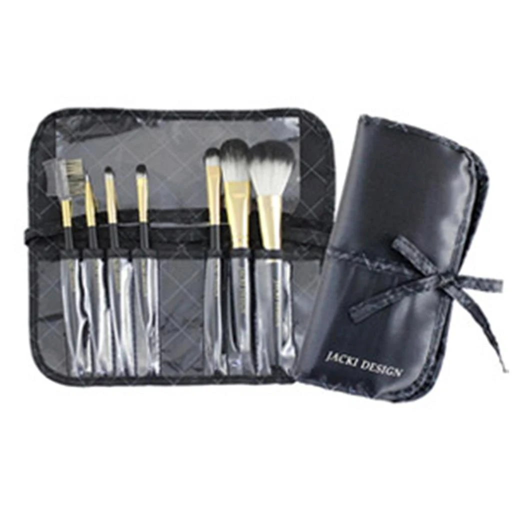 商品Jacki Design|Jacki Design FYD33105BK 7 Pieces Make Up Brush Set And Bag, Vintage Allure - Black,价格¥152,第1张图片