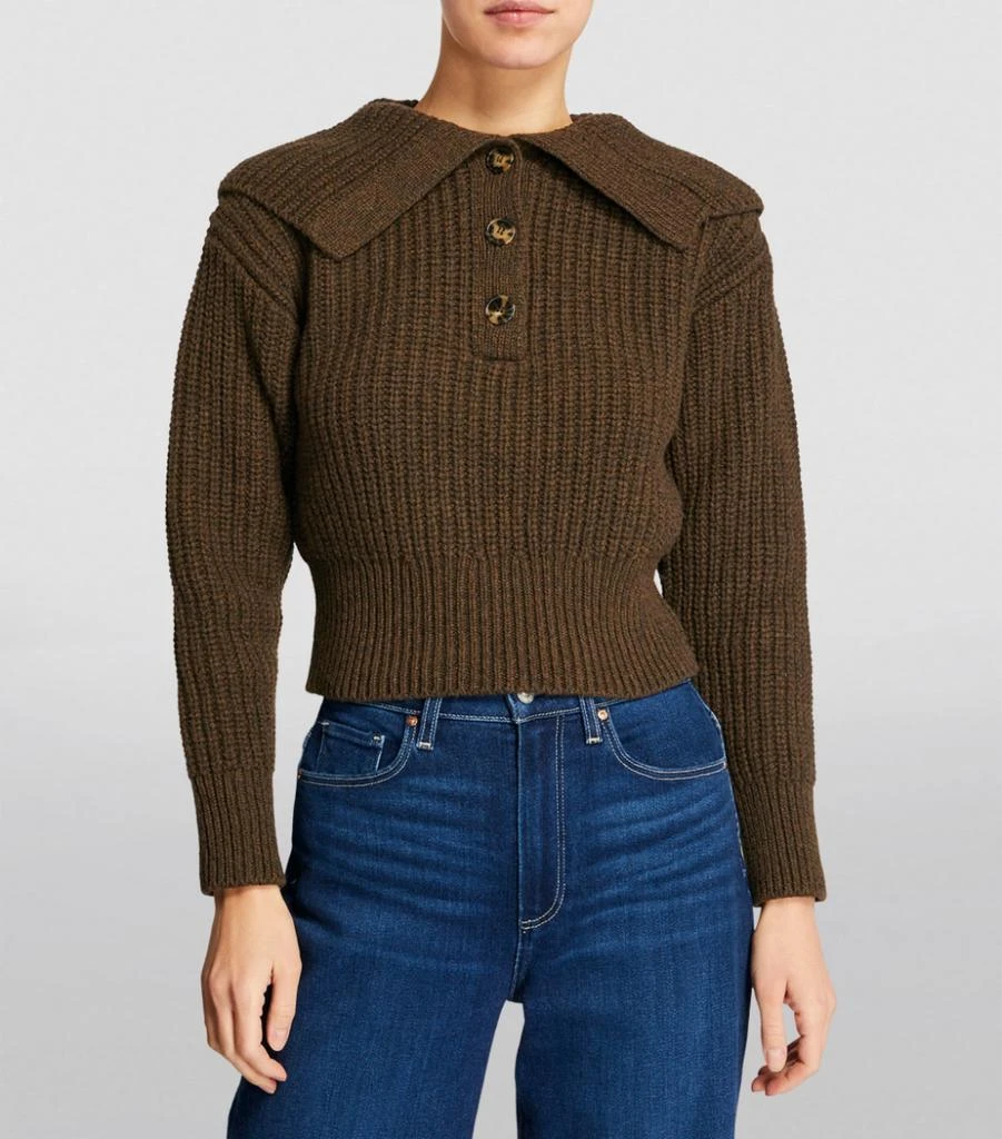 商品Sandro|Oversize Collar Jumper,价格¥1863,第3张图片详细描述