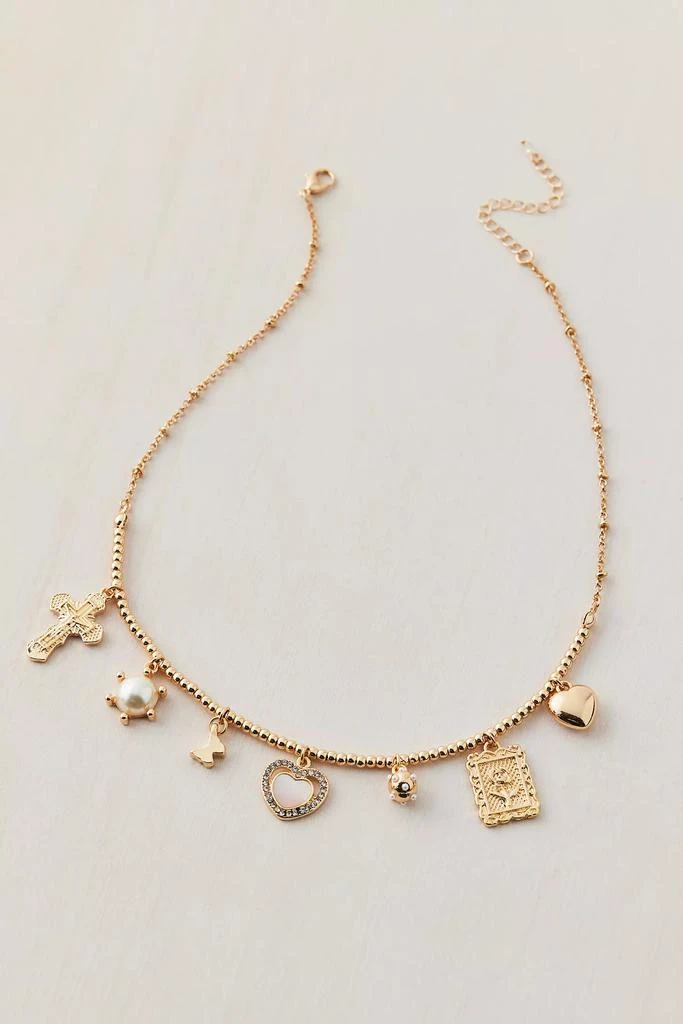 商品Urban Outfitters|Ball Bead Charm Necklace,价格¥113,第2张图片详细描述