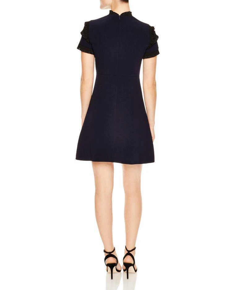 商品Sandro|Cody Ruffle-Trimmed Mini 连衣裙,价格¥1474,第2张图片详细描述