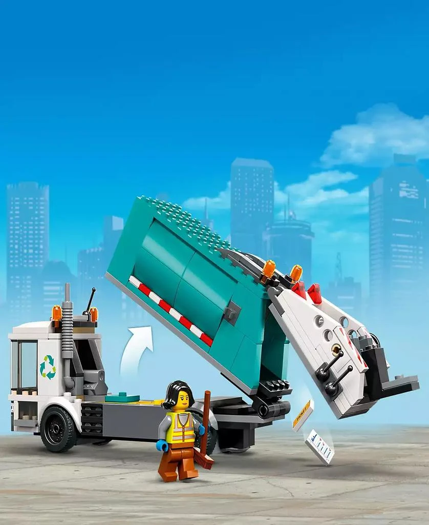 商品LEGO|City Great Vehicles Recycling Truck 60386 Toy Building Set with 3 Minifigures,价格¥149,第3张图片详细描述