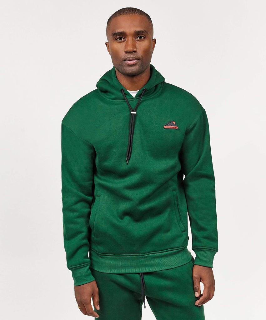 商品Reason Clothing|Wooster Core Collection Premium Hoodie With Patch - Green,价格¥60,第1张图片