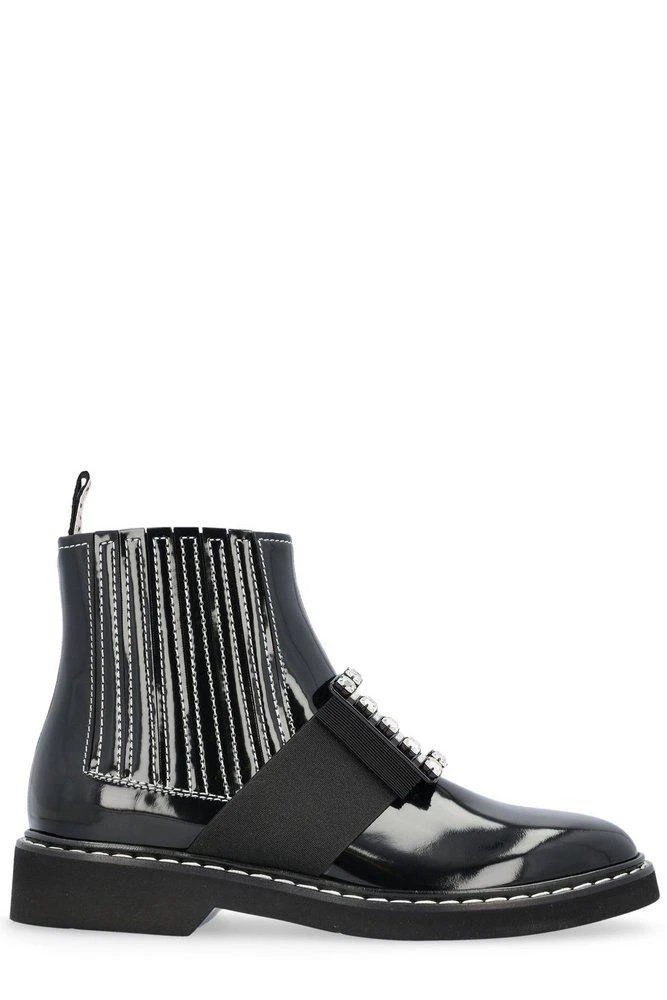 商品Roger Vivier|Roger Vivier Embellished Ankle Boots,价格¥8546,第1张图片