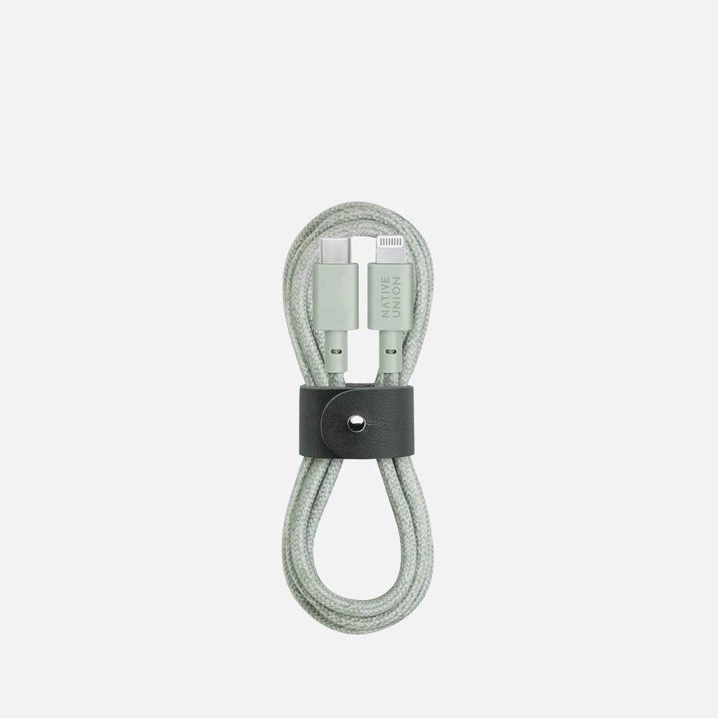 商品Native Union|Native Union Charging Belt Cable 1.2m - USB-C to Lightning - Sage,价格¥223,第1张图片