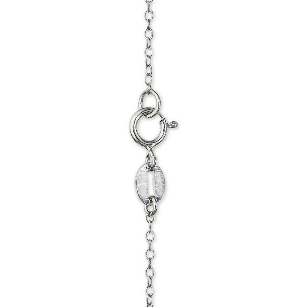 商品Disney|Cubic Zirconia Mickey Mouse 15"+2" extender Pendant Necklace in Sterling Silver,价格¥388,第4张图片详细描述