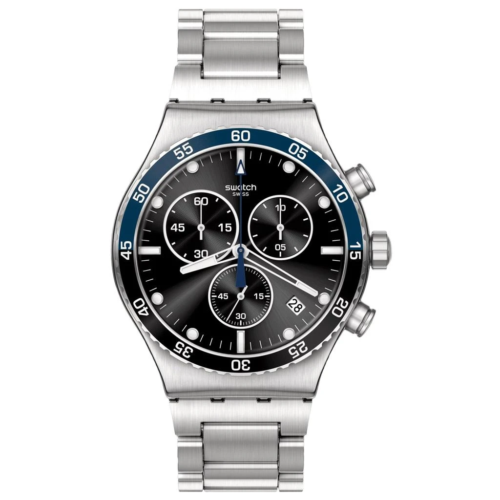 商品Swatch|Swatch Men's The May Black Dial Watch,价格¥1294,第1张图片