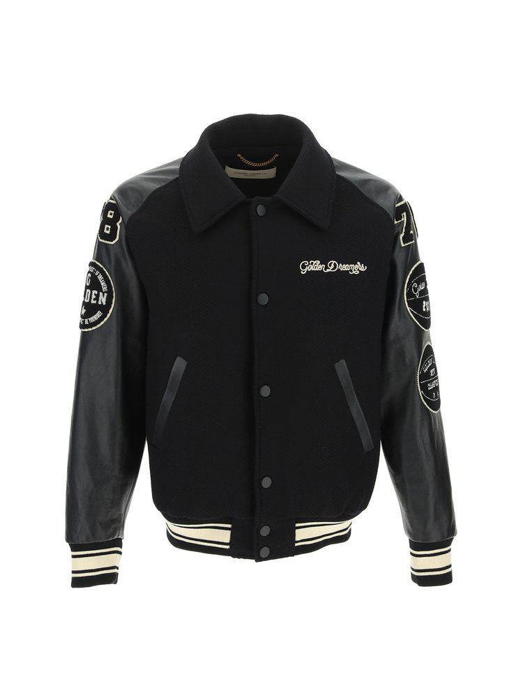 商品Golden Goose|Golden Goose Deluxe Brand Logo Embroidered Jacket,价格¥6049-¥7130,第1张图片