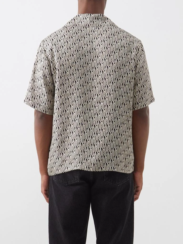 商品AMIRI|Logo print silk-twill shirt,价格¥5479,第5张图片详细描述