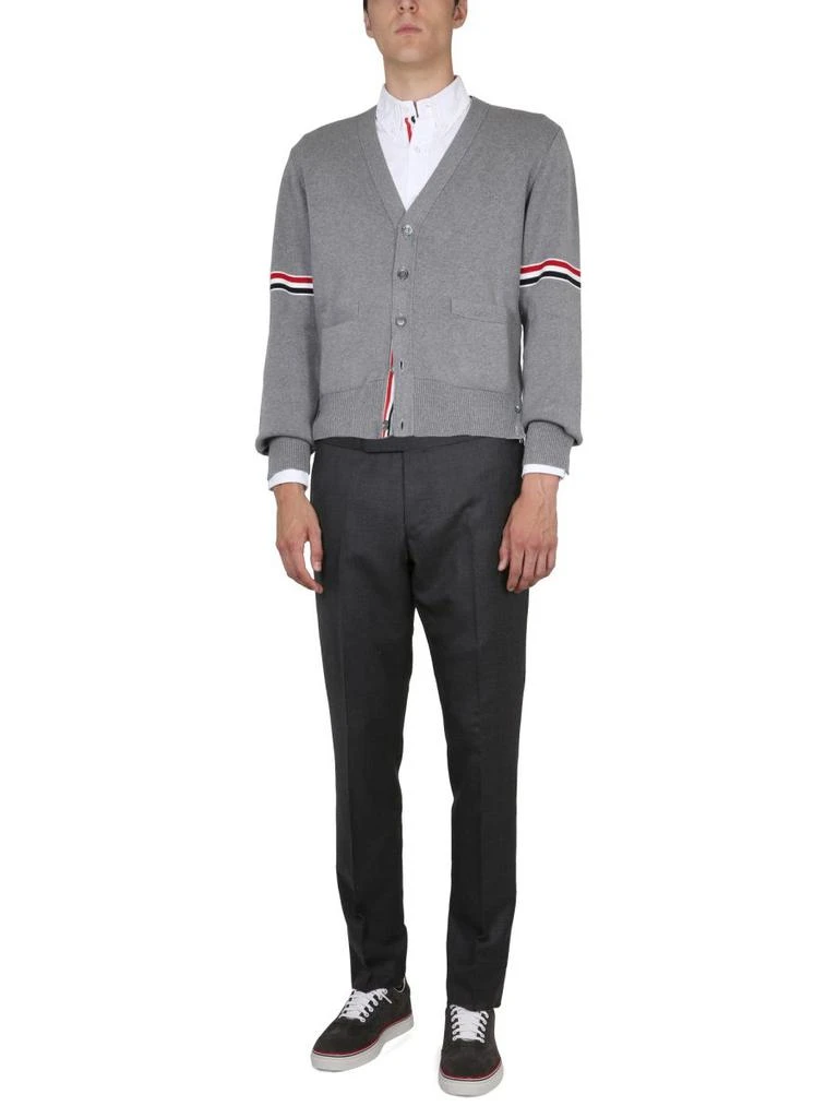 商品Thom Browne|Thom browne men's grey other materials cardigan,价格¥11223,第3张图片详细描述