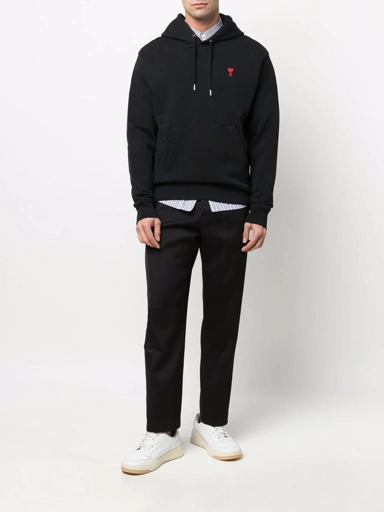 商品AMI|AMI PARIS - Ami De Coeur Organic Cotton Hoodie,价格¥1903,第2张图片详细描述