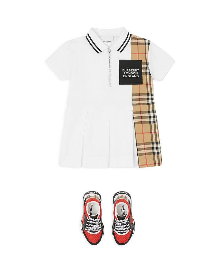 商品Burberry|Girls' Mini Serena Polo Shirt Dress - Baby,价格¥1421,第5张图片详细描述