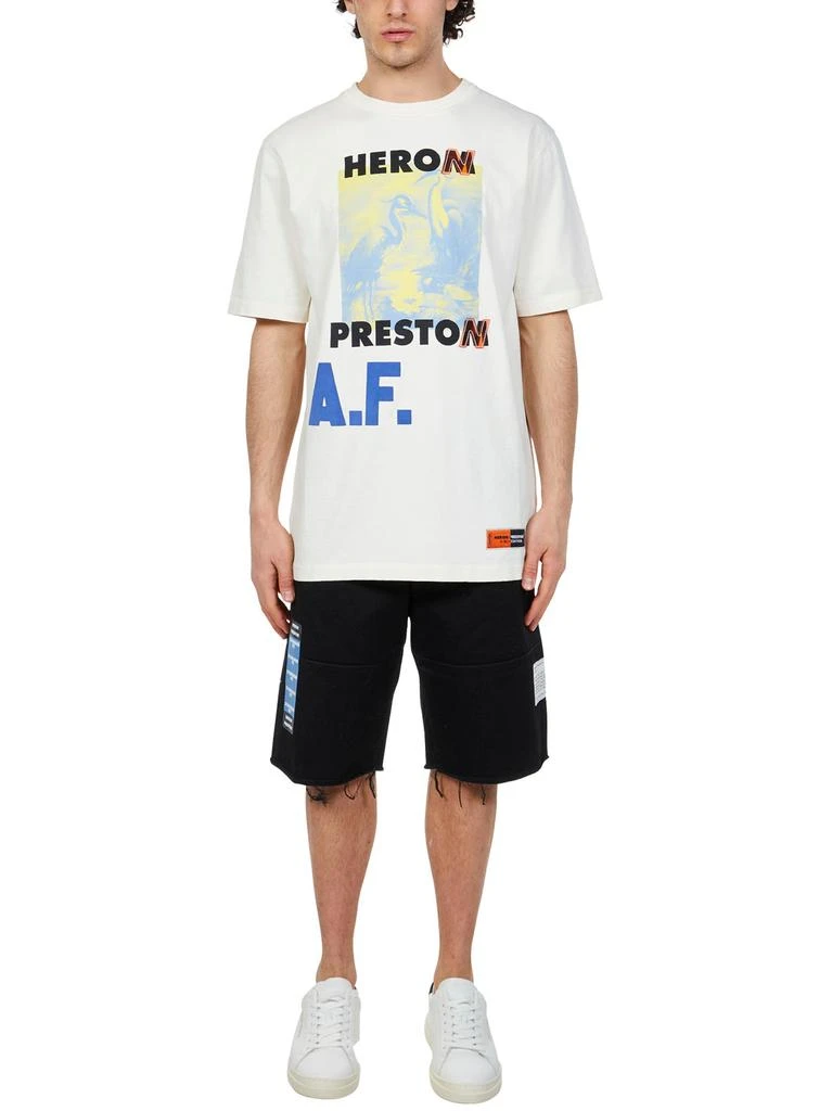 商品Heron Preston|Heron Preston T-shirts and Polos Beige,价格¥1395,第5张图片详细描述