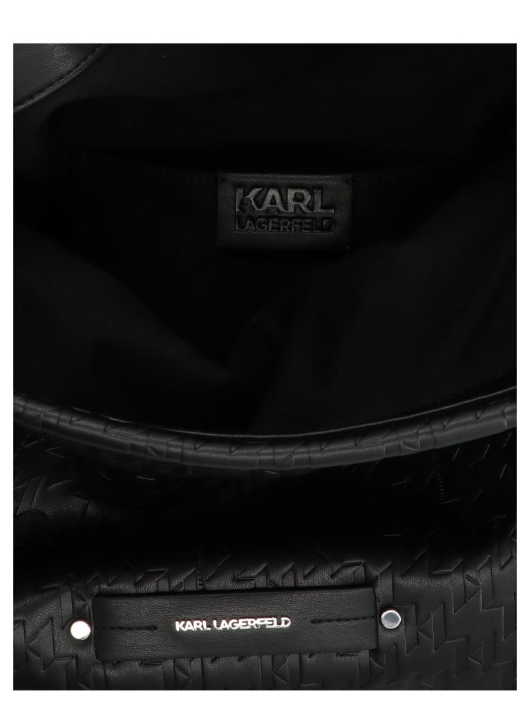 Karl Lagerfeld k/kushion Monogram Tote Shoulder Bag商品第4张图片规格展示