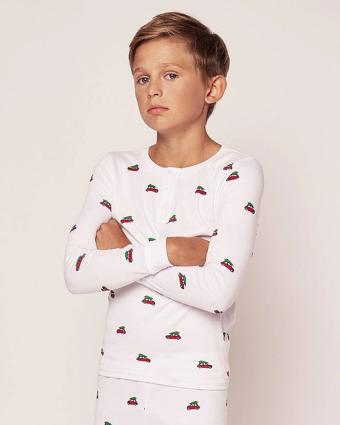 商品Petite Plume|Unisex Holiday Journey Tight Fit Pajamas - Little Kid, Big Kid,价格¥250,第3张图片详细描述