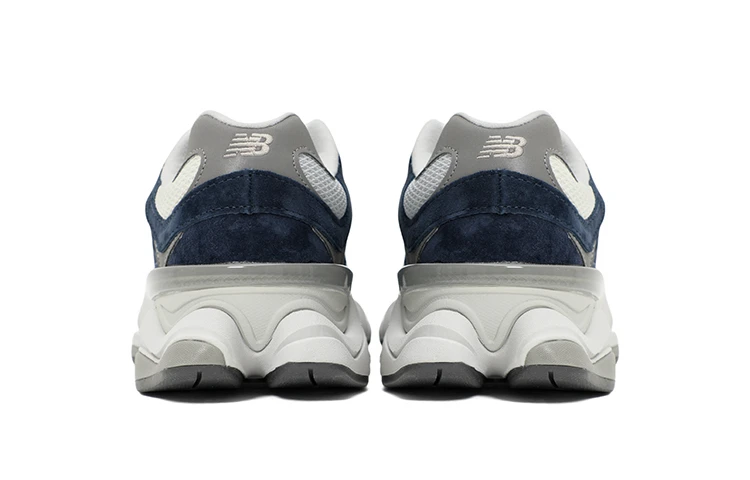商品[国内直发] New Balance|NB 9060 织物牛剖层革人造革猪皮二层绒面皮 复古百搭 轻便 低帮 生活休闲鞋 男女同款 浅蓝色,价格¥781,第5张图片详细描述