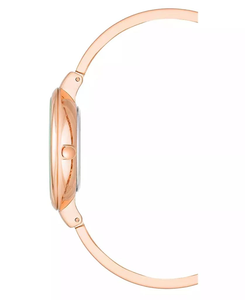 商品Anne Klein|Women's Rose Gold-Tone Alloy Bangle Fashion Watch 37mm Set 4 Pieces,价格¥1326,第2张图片详细描述