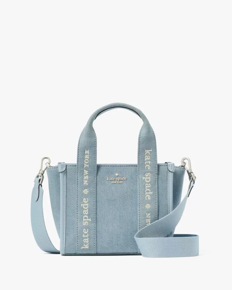 商品Kate Spade|Kip Denim Mini Tote,价格¥742,第1张图片