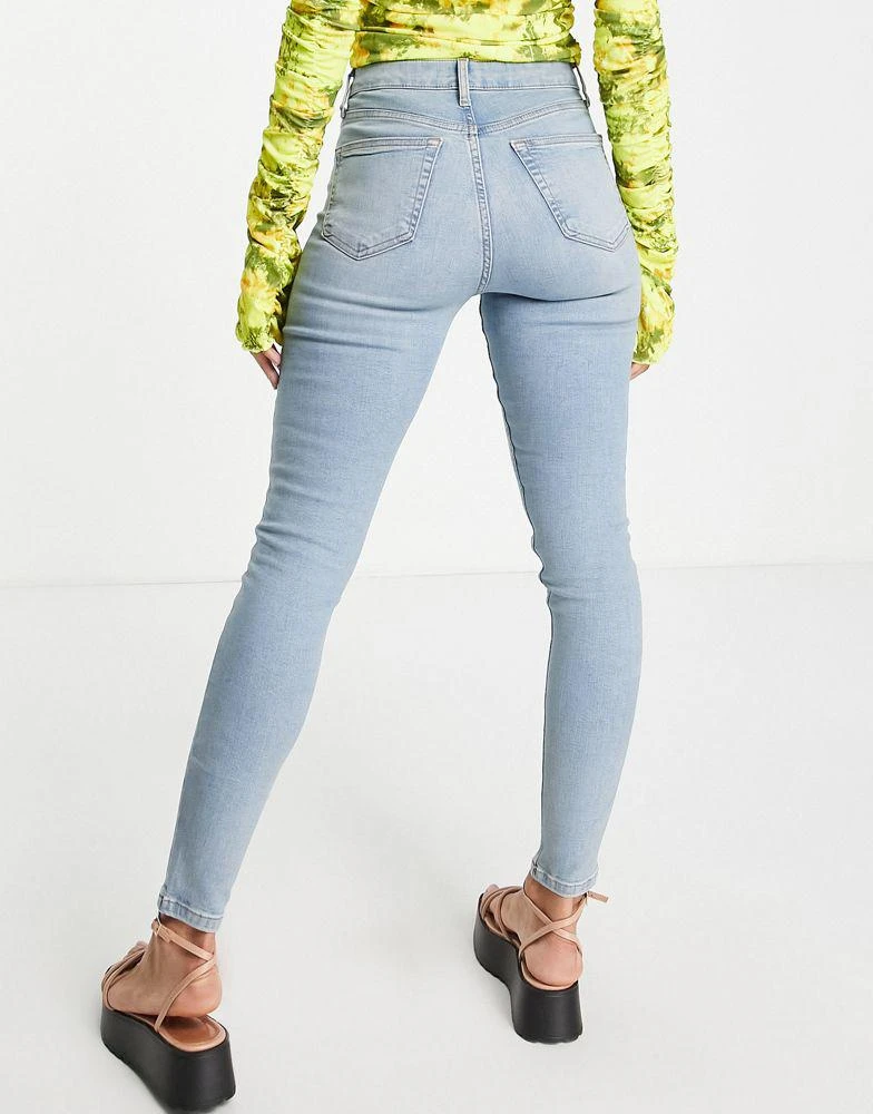 商品Topshop|Topshop Jamie jeans in authentic blue,价格¥275,第2张图片详细描述