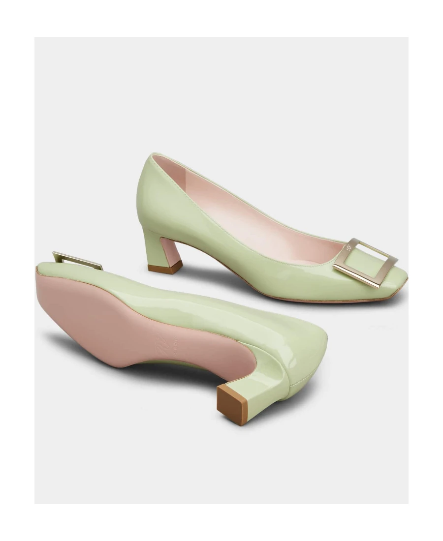 商品【预售7天】 Roger Vivier|Roger Vivier 女士高跟鞋 RVW44815280D1PV027 绿色,价格¥4834,第4张图片详细描述