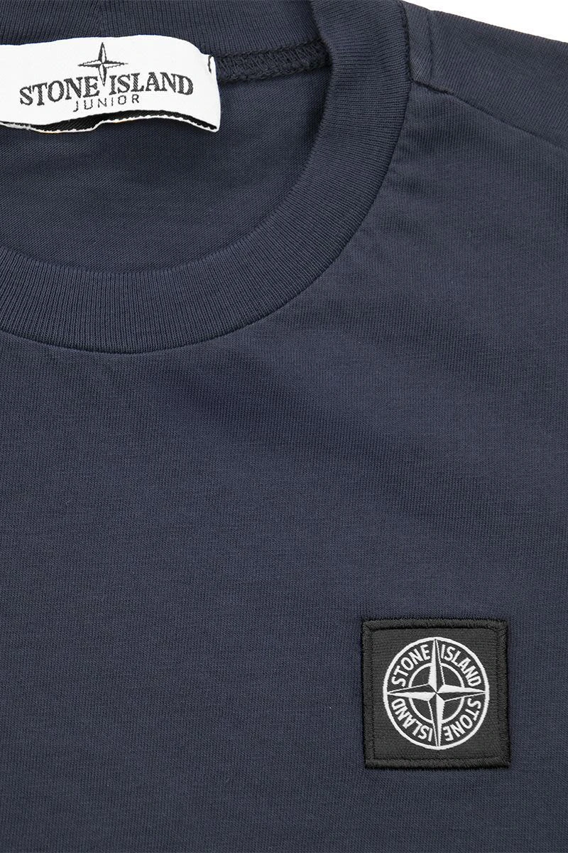 商品【预售7天】 Stone Island|Stone Island 男童T恤 781620147V0020-SS23 深蓝色,价格¥526,第4张图片详细描述