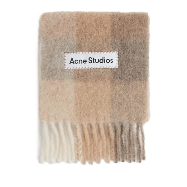 商品Acne Studios|Echarpe à carreaux en laine mélangée,价格¥2142,第1张图片