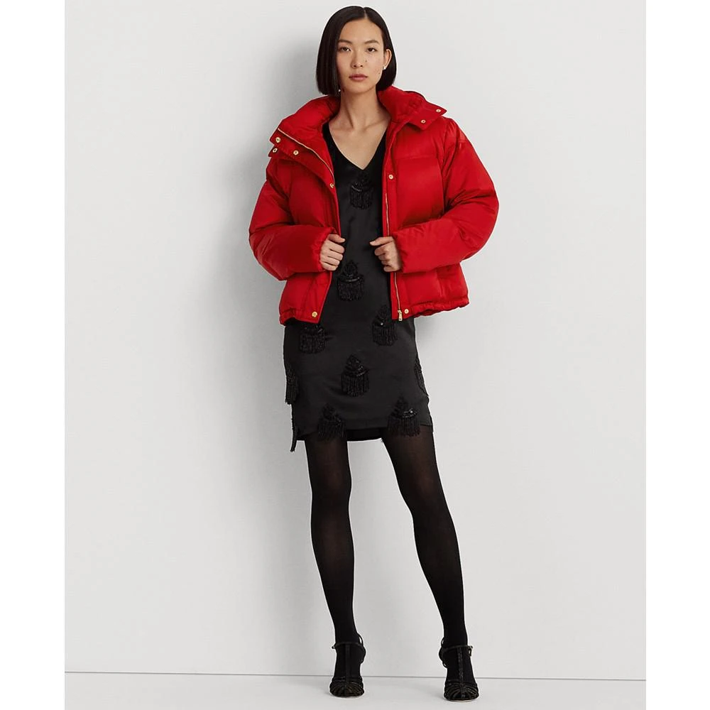 商品Ralph Lauren|Women's Satin Down Coat,价格¥2670,第5张图片详细描述