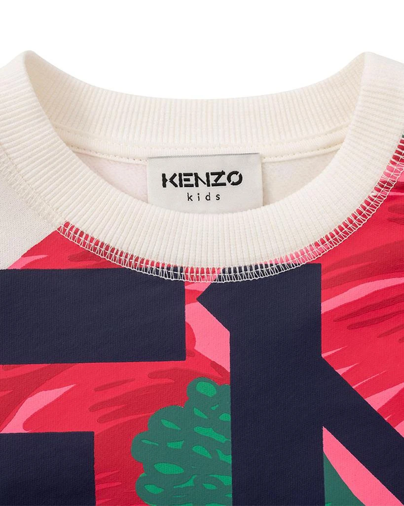 商品Kenzo|Girls' Multi Iconics Printed Sweatshirt - Little Kid, Big Kid,价格¥916,第3张图片详细描述