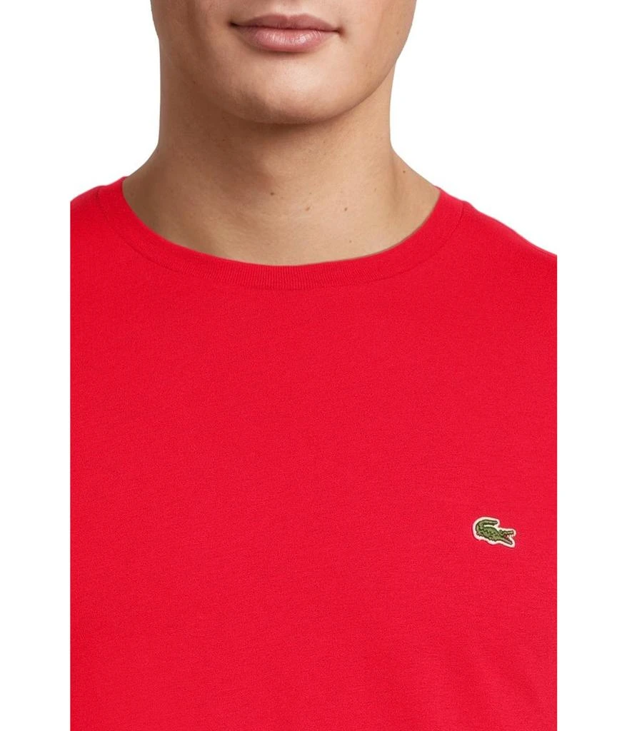 商品Lacoste|Short-Sleeve Pima Jersey Crewneck T-Shirt,价格¥488,第4张图片详细描述