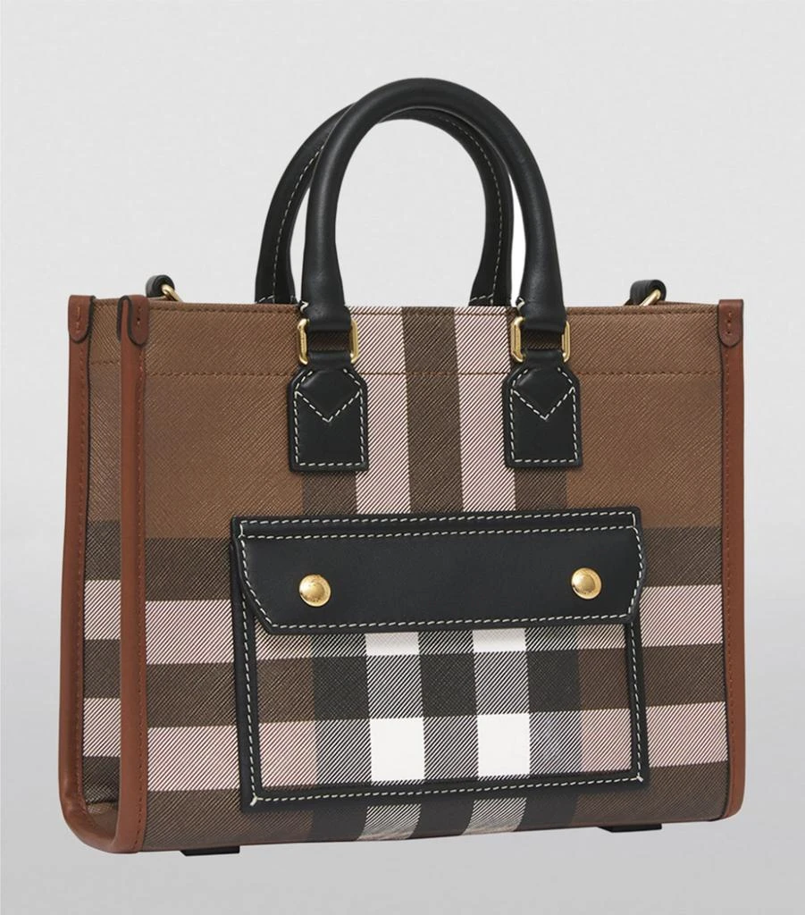 商品Burberry|Check Print Freya Tote Bag,价格¥11983,第2张图片详细描述