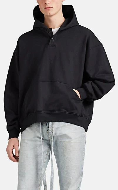 商品Fear of god|Cotton Terry Oversized Henley 连帽衫,价格¥2160,第1张图片